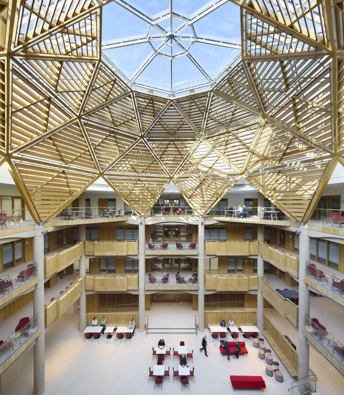 View of the Great Hall, Stephen A. Schwarzman Centre for the Humanities.