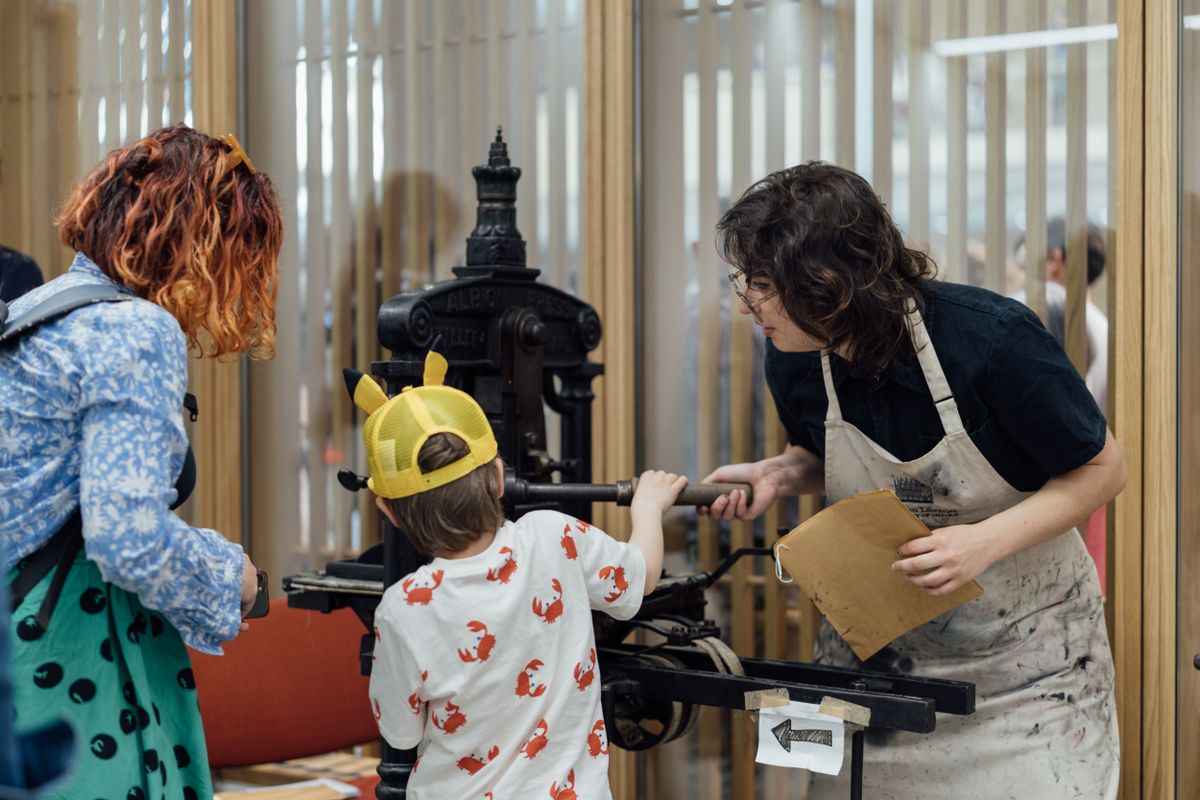 Bodliean Libraries letterpress activity