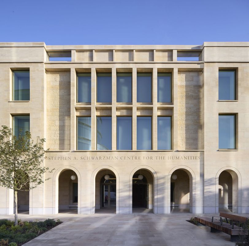 Exterior, Stephen A. Schwarzman Centre for the Humanities.